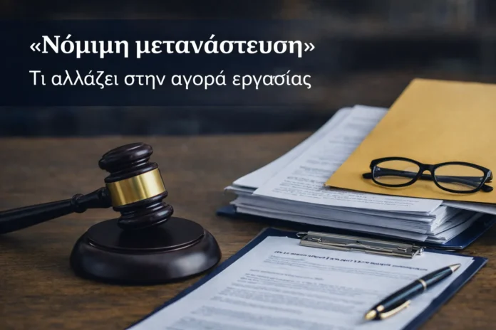 Νομοσχέδιο για νόμιμη μετανάστευση και ρυθμίσεις που συνδέονται με την αγορά εργασίας