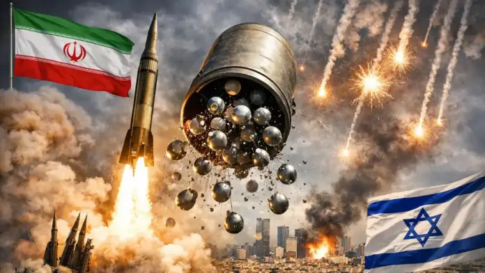 Θεσμική σύνθεση για ιρανικό πύραυλο με κεφαλή διασποράς προς το Ισραήλ και τον κίνδυνο για αμάχους