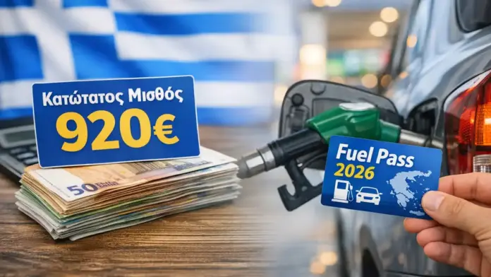 Κατώτατος μισθός 2026 και Fuel Pass στην Ελλάδα, με οπτική αναφορά σε αύξηση αποδοχών και επιδότηση καυσίμων