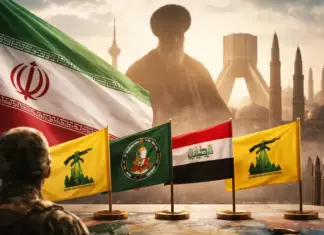 Θεσμική συμβολική εικόνα για το καθεστώς της Τεχεράνης, τα περιφερειακά proxies και το δίκτυο επιρροής του στη Μέση Ανατολή